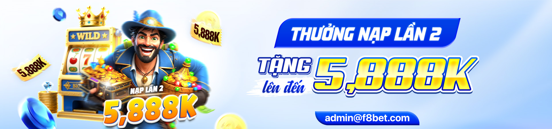 f8bet banner sự kiện tặng tiền 5888k
